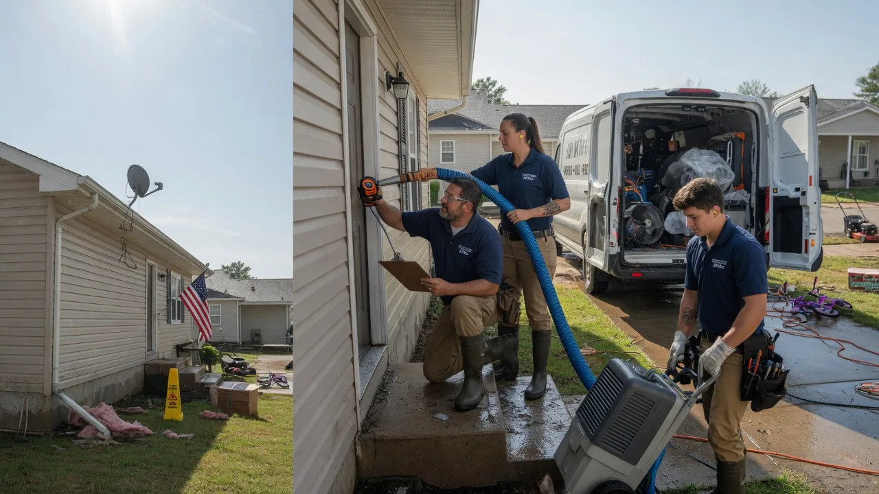Ceiling Water Damage Restoration in High Bridge, WI near me